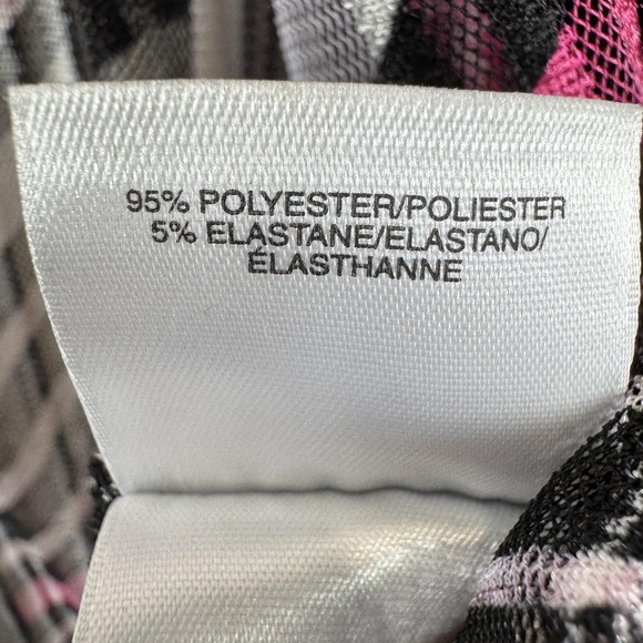 Kasper Cardigan Womens 2X Geometric Mesh Open Front Sheer Jacket Lightweight Lay - Picture 5 of 11